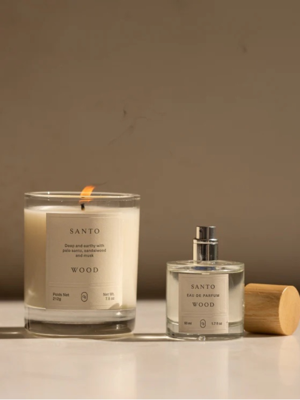 Oak Essentials
 Santo Wood Natural Wax Candle & Parfum